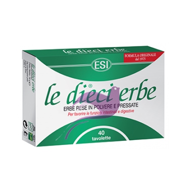 Esi Linea Benessere Intestinale Le Dieci Erbe Polvere Pressata in 40 Tavolette