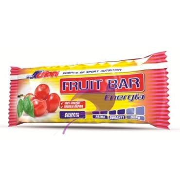 ProAction Linea Sportivi Fruit Bar Energia Integratore Alimentare Ciliegia 40 g