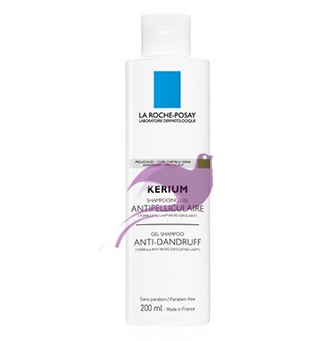 La Roche Posay Linea Kerium Shampoo Gel Lenitivo Forfora Grassa 200 ml