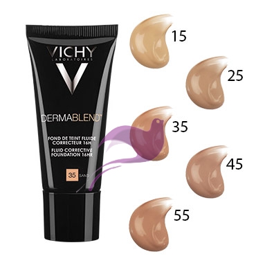Vichy Make-up Linea Trucco Dermablend Fondotinta Correttore Fluido 30 ml 45