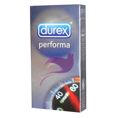 Durex Linea Performa Ritardante Forma Classica Confezione con 6 Profilattici