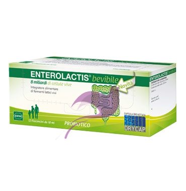 Sofar Linea Intestino Sano Enterolactis Integratore Fermenti Lattici 12 Fiale