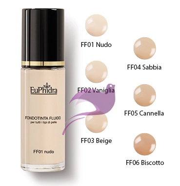 EuPhidra Linea Trucco Viso Base Fondotinta Fluido Mat Coprente Colore FF06