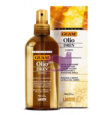 GUAM Linea Fanghi d'Alga Dren Anticellulite Olio Spray Drenante 200 ml