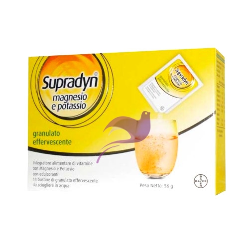 Supradyn Linea Vitamine Minerali Magnesio Potassio Integratore Granulato 14Buste