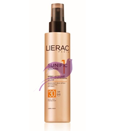 Lierac Linea Sole Sunific Solaire 1 SPF30 Spray Iridescente Anti-Et Corpo 125ml
