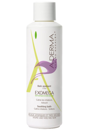 A-Derma Linea Exomega Pelli Atopiche Secche Bagno Trattante Senza Schiuma 250 ml