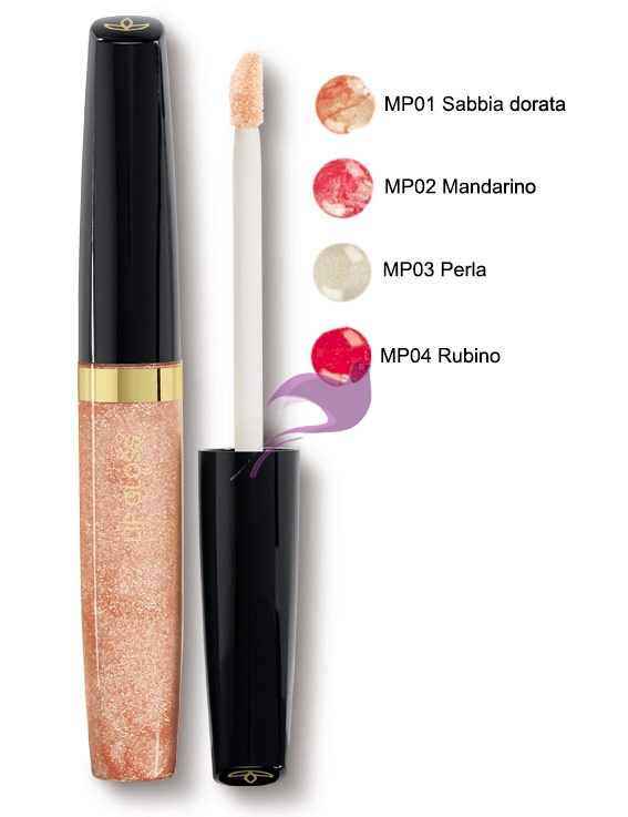 EuPhidra Linea Make-Up Base Labbra Lip Gloss Perlato MP01 Sabbia Dorata