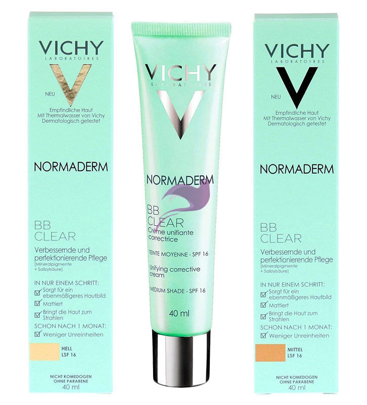 Vichy Linea Normaderm BB Clear Crema Uniformante Opacizzante Colore Medio 40 ml