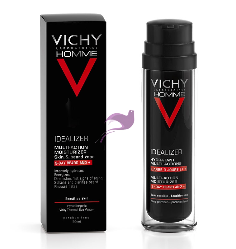 Vichy Linea Homme Idealizer Trattamento Multiazione Barba + di 3 giorni 50 ml