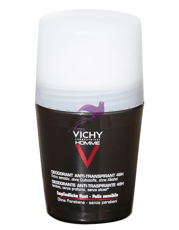 Vichy Linea Homme Deo Deodorante Uomo Roll-on 48h Pelle Sensibile 50 ml