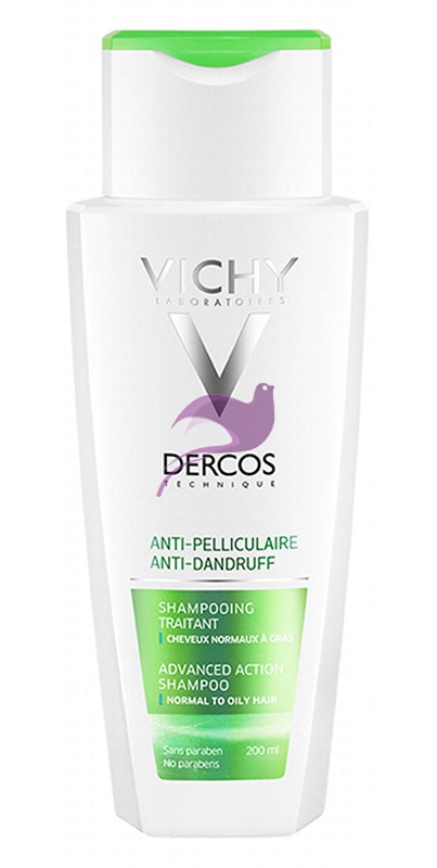 Dercos Linea Equilibrante Shampoo Anti-Forfora Trattante Capelli Grassi 200 ml