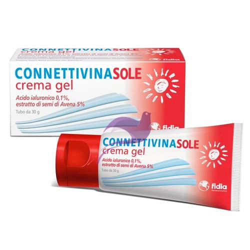 Fidia Linea Dispositivi Medici Connettivinasole Crema Gel Lenitiva Doposole 30 g