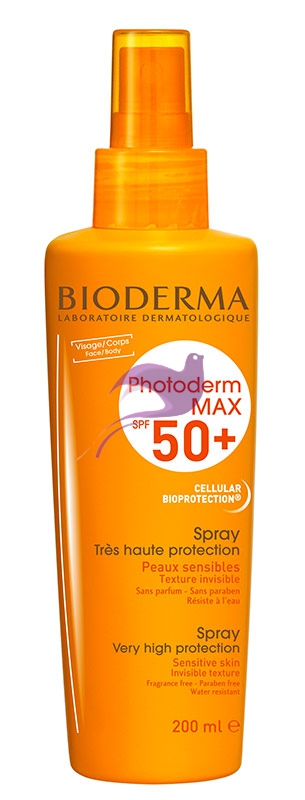 Bioderma Sole Linea Photoderm SPF50+ MAX Acqua Spray Pelli Intolleranti 200 ml