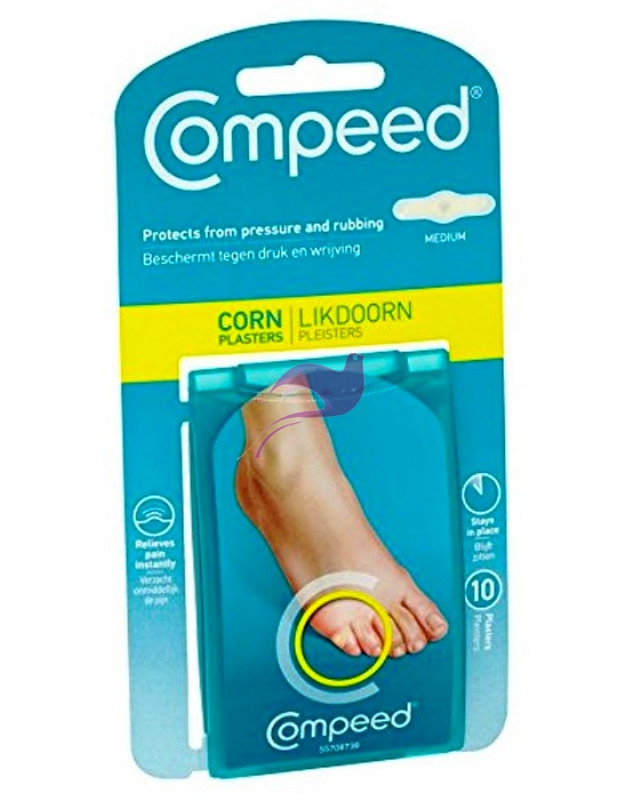 Compeed Linea Cura delle Mani e dei Piedi 10 Cerotti Medi per Calli