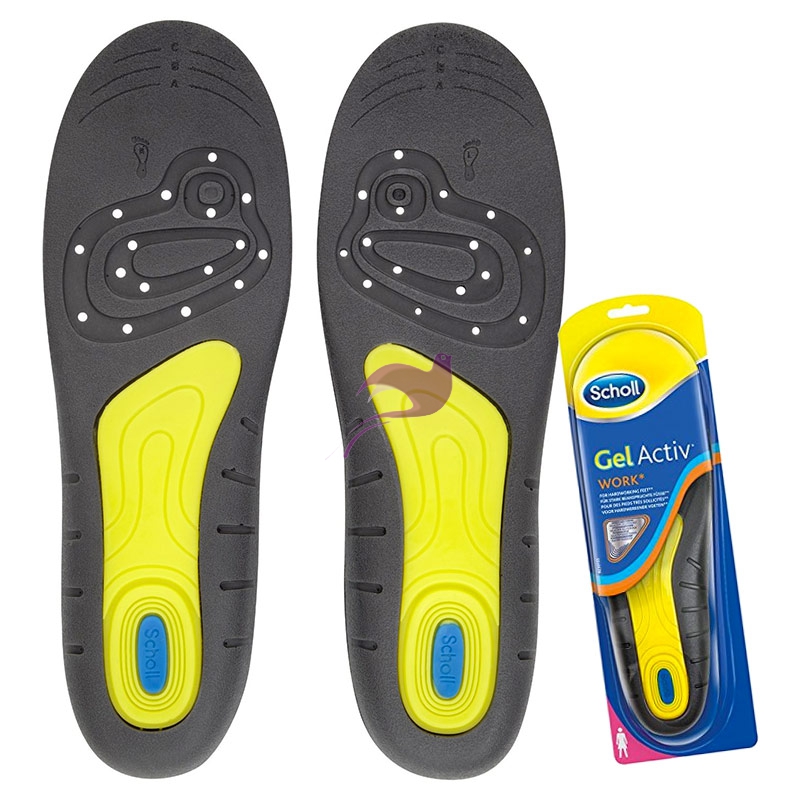 Scholl Linea Benessere dei Piedi Gel Activ Work 1 Paio di Solette Donna