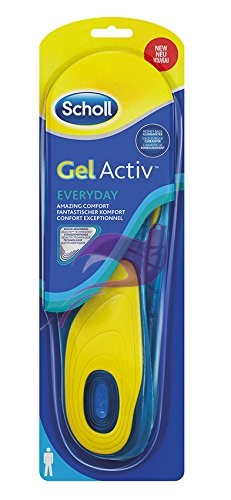 Scholl Linea Benessere dei Piedi Gel Activ Everyday 1 Paio di Solette Uomo