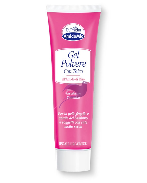 EuPhidra Linea AmidoMio Gel Polvere all'Amido di Riso Pelli Sensibili 50 ml