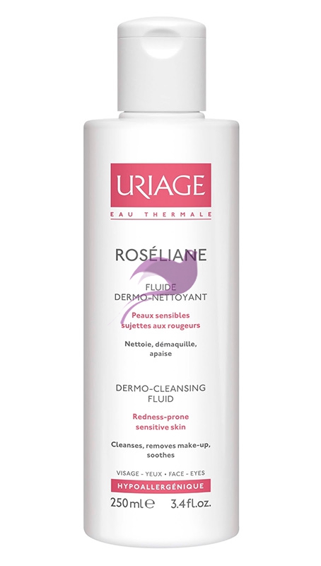 Uriage Linea Lenitiva Roseliane Fluido Dermo Detergente Pelli Arrossate 250 ml