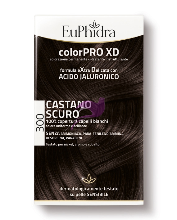 EuPhidra Linea ColorPRO XD Colorazione Extra-Delixata 300 Castano Scuro