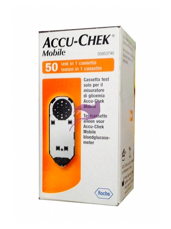 Accu-Chek Linea Controllo Glicemia Mobile 50 Strisce Rilevatrici Plasma