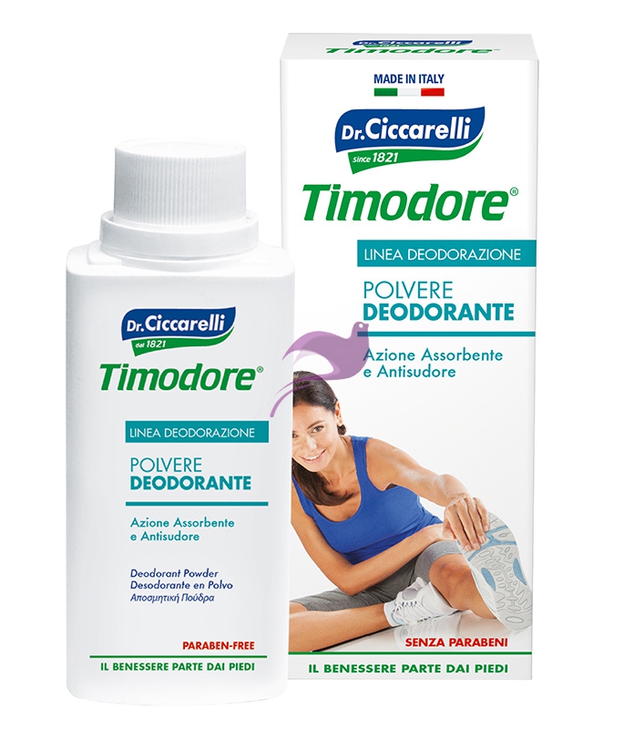 Dottor Ciccarelli Linea Deodorazione Piedi Polvere Assorbente Antisudore 75 g