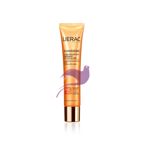 Lierac Linea Sole Sunissime SPF15 Fluido Energizzante Anti-Age Global Viso 40 ml