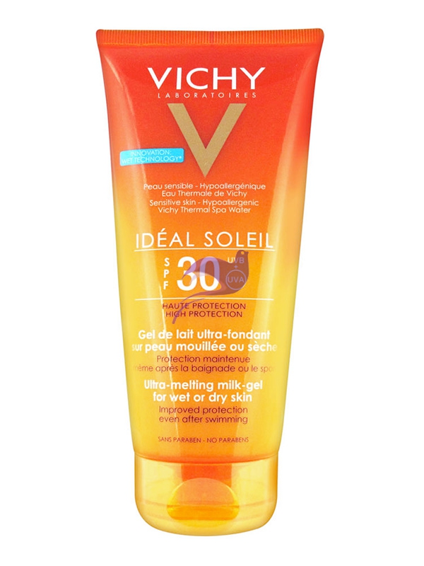 Vichy Linea Ideal Soleil SPF30 Gel-Latte Ultra-fondente Bagnato/Asciutto 200 ml