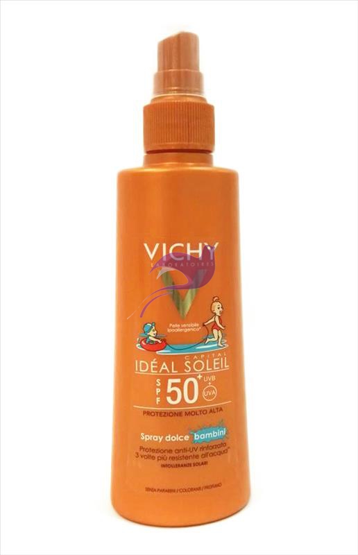 Vichy Linea Ideal Soleil SPF50+ Spray Solare Protezione Dolce Bambini 200 ml