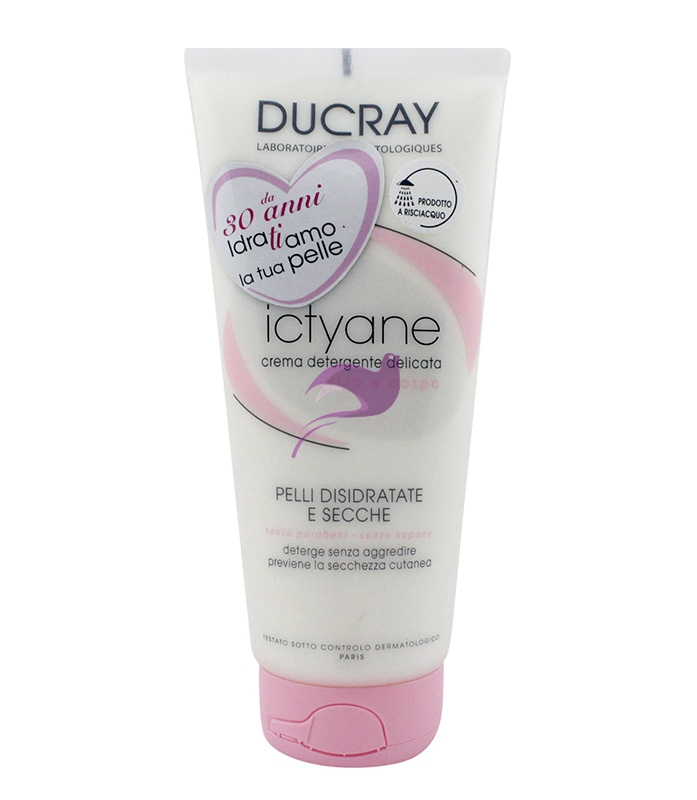 Ducray Linea Disidratazione Ictyane Crema Detergente Delicata 200 ml