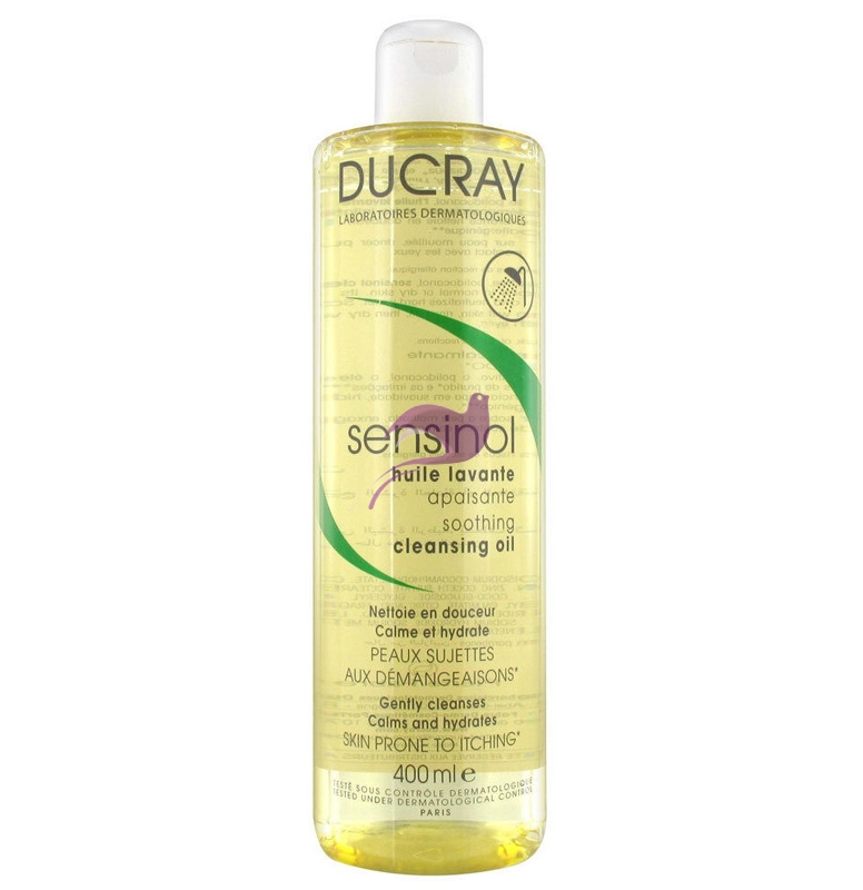 Ducray Linea Pelle Sensibile Sensinol Olio Detergente Corpo Lenitivo 400 ml