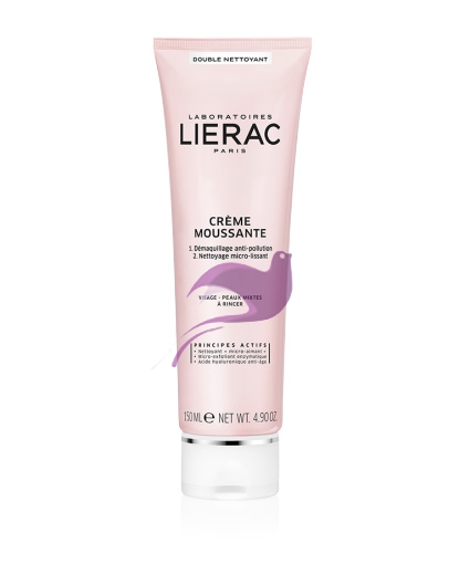 Lierac Double Nettoyant Crema Mousse Struccante Detergente 150 ml