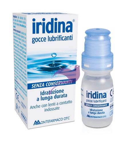Montefarmaco Linea Dispositivi Medici Iridina Gocce Lubrificanti Collirio 10 ml