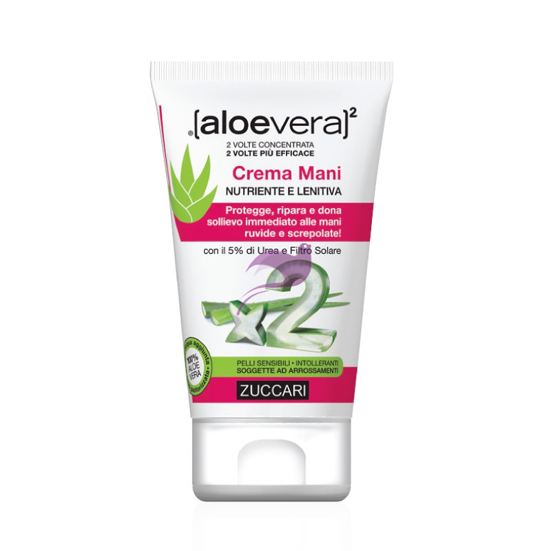 Zuccari Linea aloevera2 Crema Mani Rigenerante Nutriente e Lenitiva 50 ml