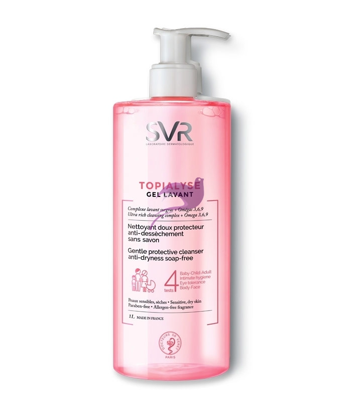 SVR Linea Topialyse Gel Lavant Detergente Doccia Protettivo Delicato 1000 ml