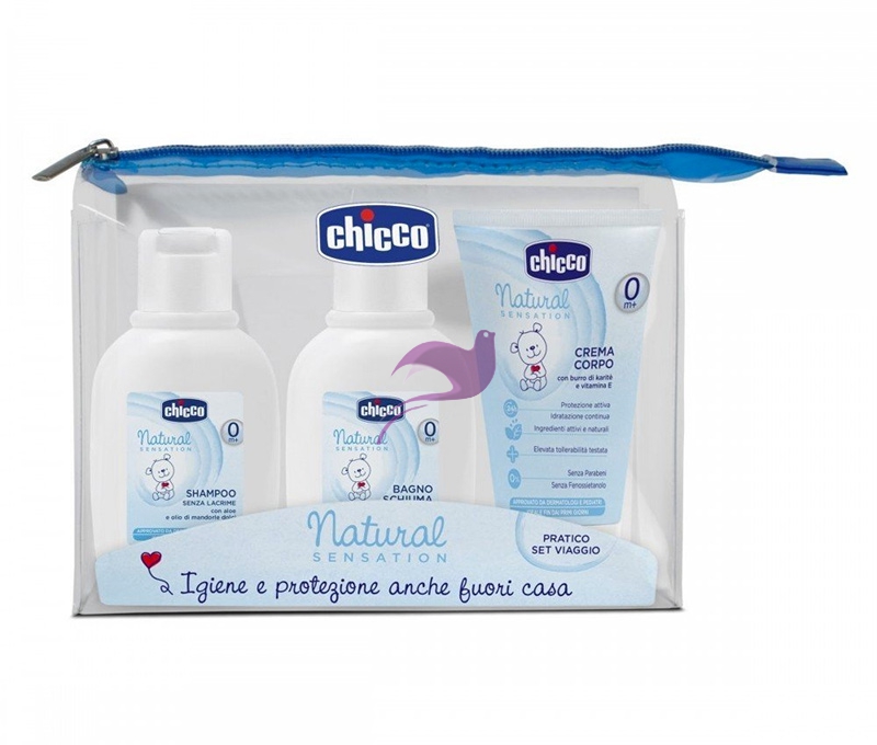Chicco Linea Detersione Natural Sensation Shampoo Bagno Schiuma Crema Corpo