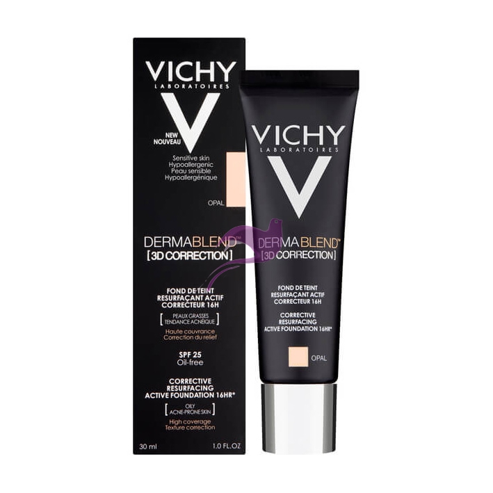 Vichy Make-up Linea Dermablend 3D Correction Fondotinta Elevata Coprenza Opale