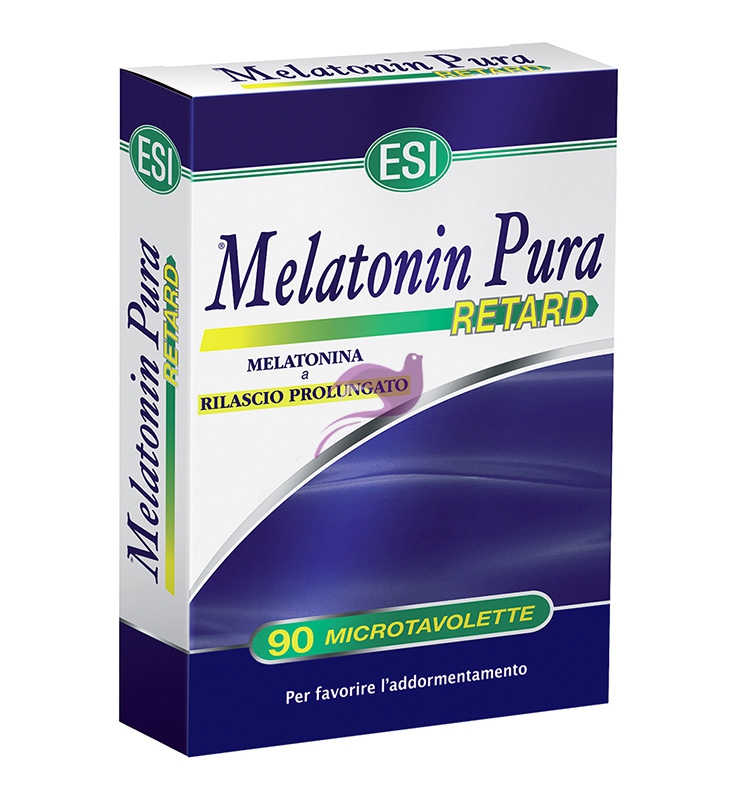 Esi Linea Sonno e Relax Melatonin Pura Retard 1 mg Integratore 90 Microtavolette