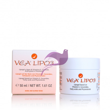 VEA Linea Pelli Sensibili Lipo3 Vitamina E Lipogel Idratante Rigenerante 50 ml