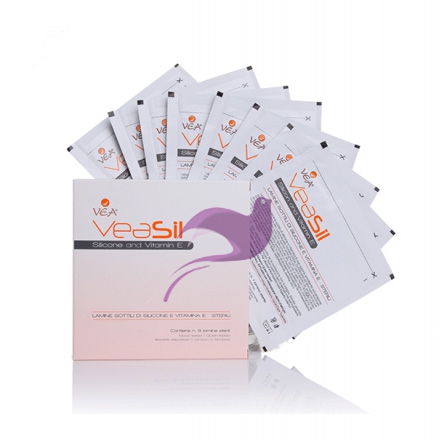 VEA Linea Pelli Sensibili Sil 8 Lamine Silicone Vitamina E Lenitive Protettive