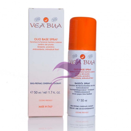 VEA Linea Pelli Sensibili BUA Olio Base Spray Lenitivo Protettivo Idratante 50ml