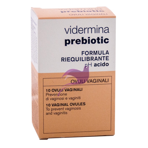 Vidermina Linea Dispositivi Medici Prebiotic 10 Ovuli Riequilibranti Provitamina