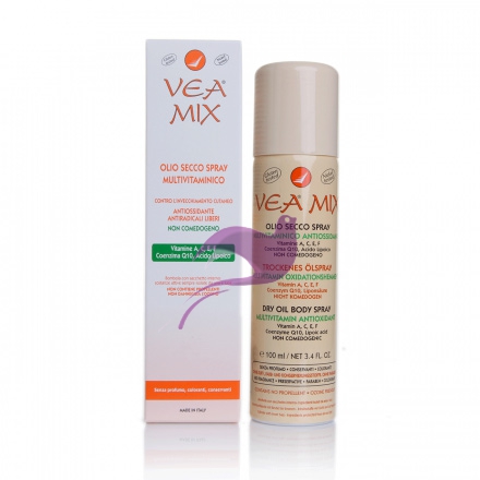 VEA Linea Pelli Sensibili Olio Mix Secco SprayVitamina E Pura Nebulizzata 100ml