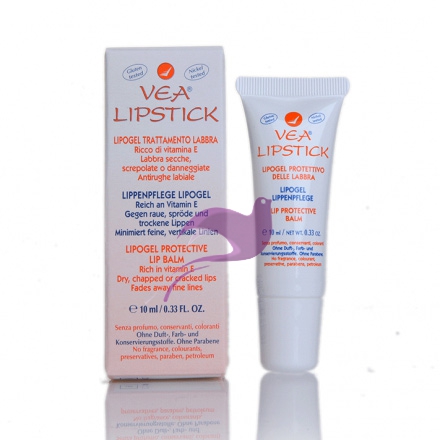 VEA Linea Pelli Sensibili Lipogel Lipstick Labbra Lenitivo Protettivo 10 ml