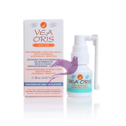 VEA Linea Pelli Sensibili Oris Spray Protettivo Antiossidante Mucosa Orale 20 ml
