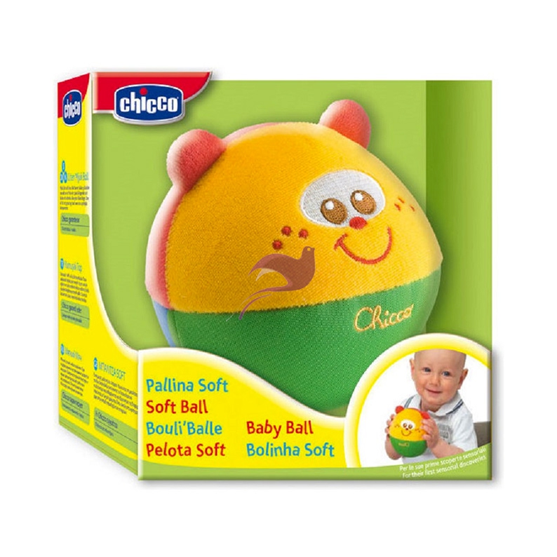 Chicco Linea Giochi Happy Colors Pallina Soft Musical Box dalla Nascita