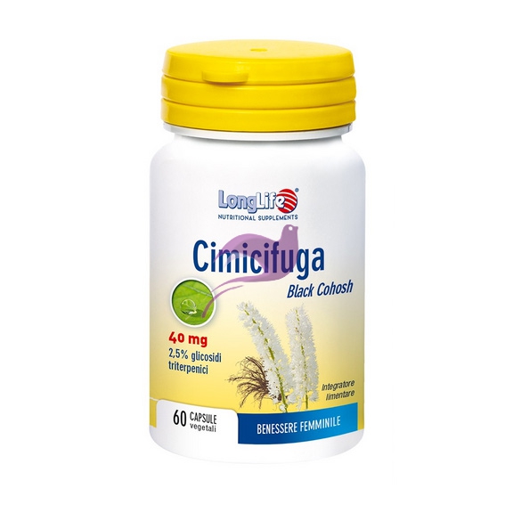 Long Life Linea Menopausa Cimifuga Integratore Alimentare 60 Capsule