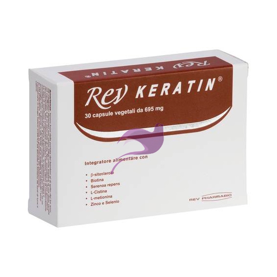 Pharmabio Linea Anticaduta Capelli Rev Keratin Integratore Alimentare 30 Capsule