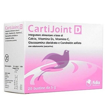 Fidia Linea Articolazioni Sane CartiJoint D 1000 Integratore Alimentare 20 Buste
