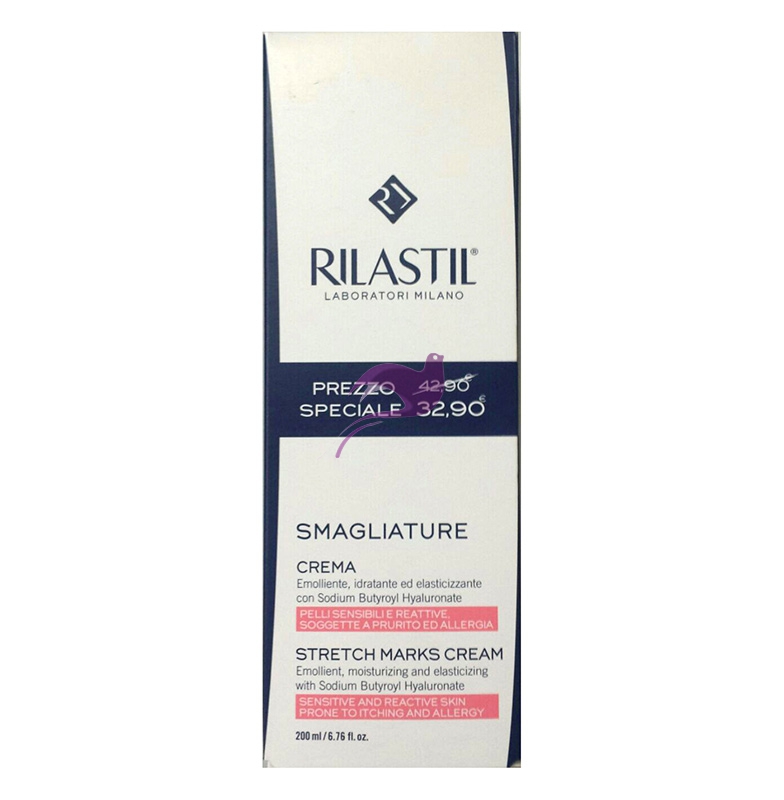 Rilastil Linea Corpo Smagliature Crema Elasticizzante Pelli Sensibili 200 ml